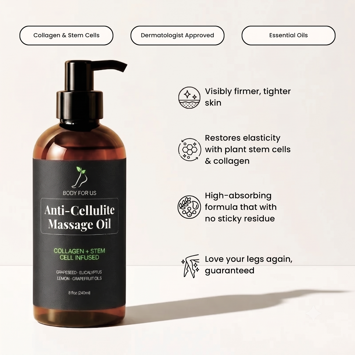 Body For Us Anti-Cellulite Massage Oil