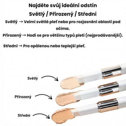 Make-up měnící barvu