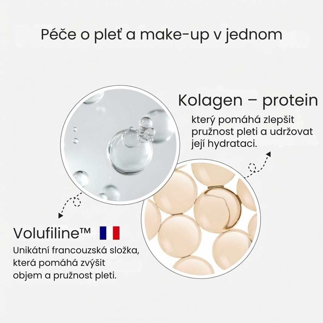 Make-up měnící barvu