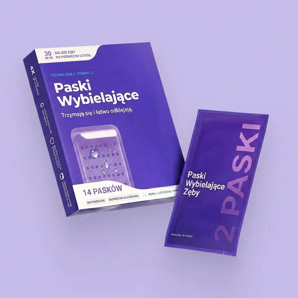 LARANA™ Paski Wybielające Purple